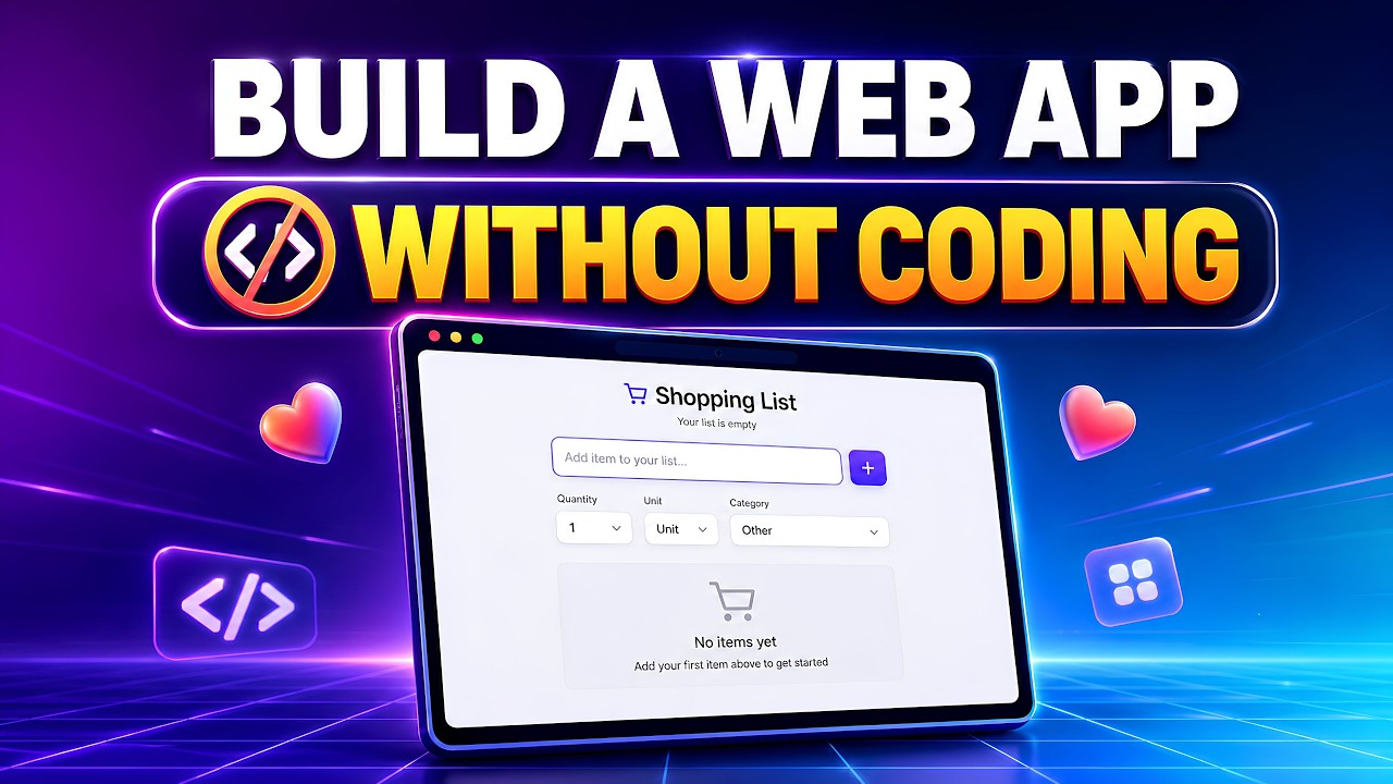 No Coding? No Problem - Create Your First Web App Today - YouTube