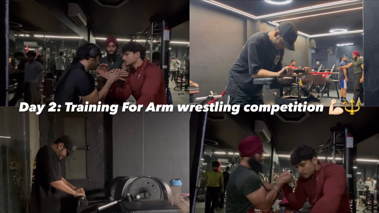 Day 2 : Training my arms for my Armwrestling competition with 