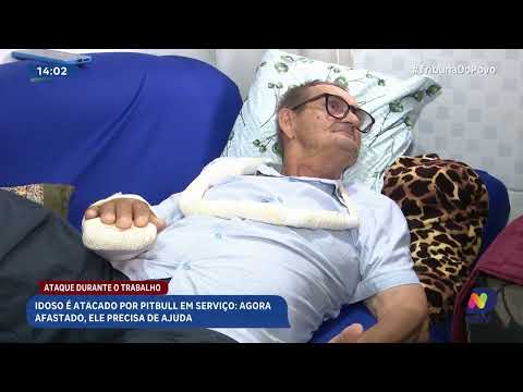 Idoso atacado por pitbull em Joinville precisa de ajuda