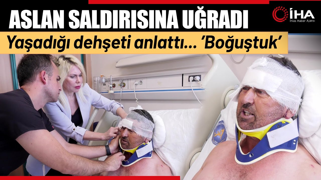 Aslanın Saldırdığı Anlarını Anlattı!