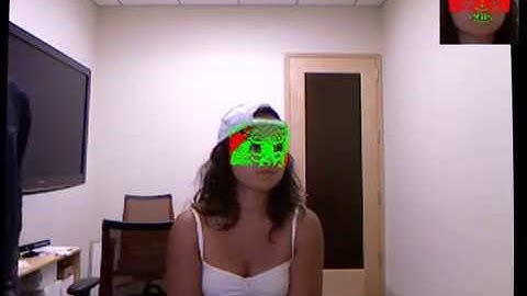 Head pose tracking on ICT-3DHP database
