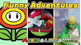 The Funny Adventures of Mario & Link ＆ Yoshi 🤣 ＃4346 - YouTube