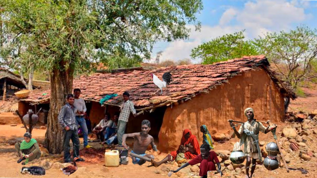 village Rural Life the Life behaviour of poor people ln the village how ...