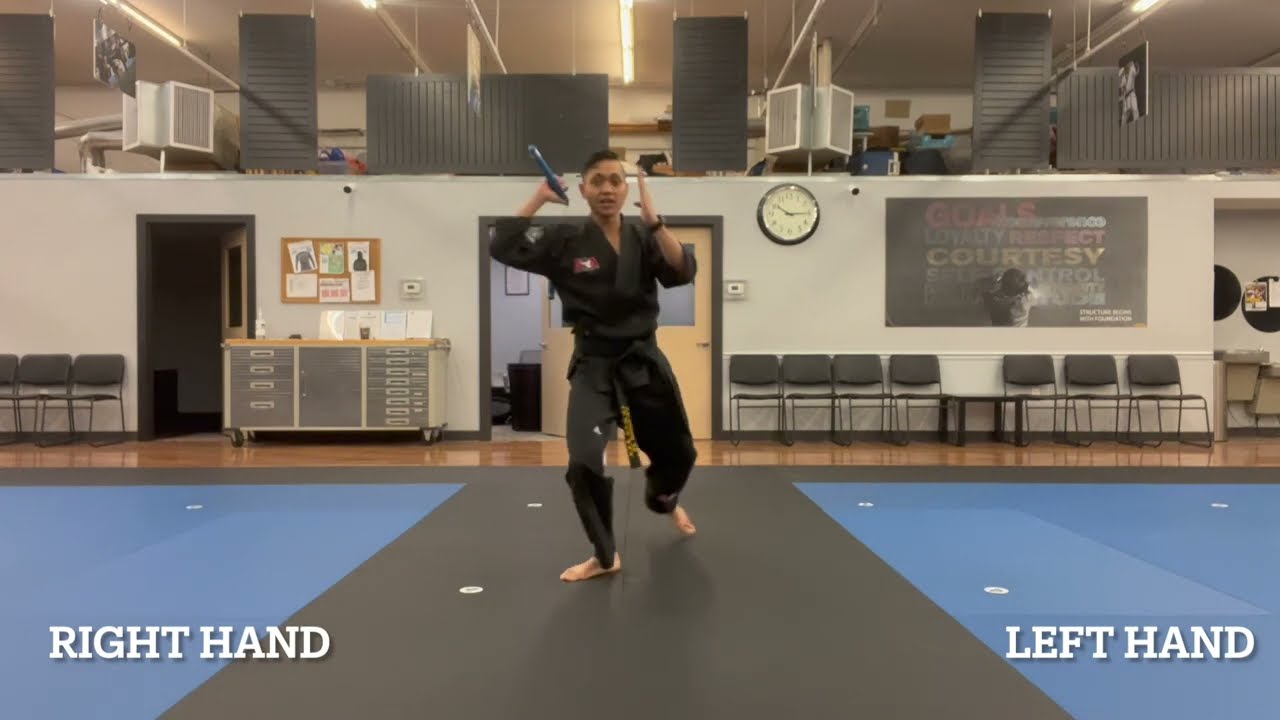 Color Belt Single Nunchuck Form | ATA Single SJB Form 2022
