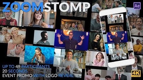 Zoom Stomp: Video Conference Event Promo & Logo (Top After Effects Templates)