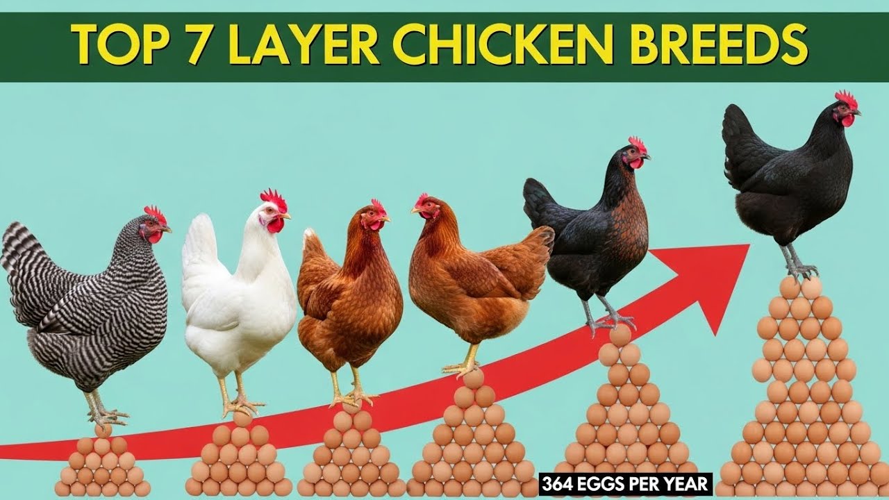 7 Best Egg Laying Chickens That Produce Up To 364 Eggs Per Year
