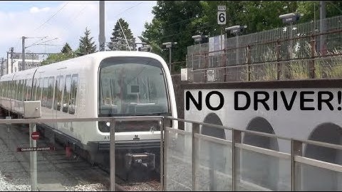 A ride on the Copenhagen Metro. a self driving autonomous driverless train in København Denmark 🚄