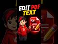 Edit Pdf Text Free Tool |🔥#pdfedit #pdfchange