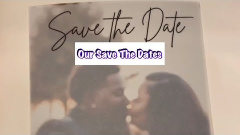 Wedding Series Vlog | Making & Sending Our Save The Dates