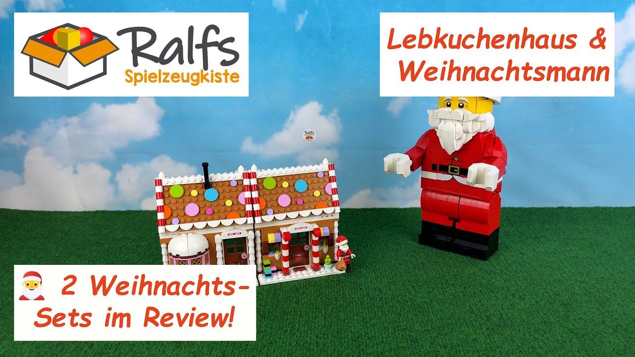 LEGO® Weihnachts-Special 🎄40809 Lebkuchenhaus & 40820 Weihnachtsmann im großen Review!