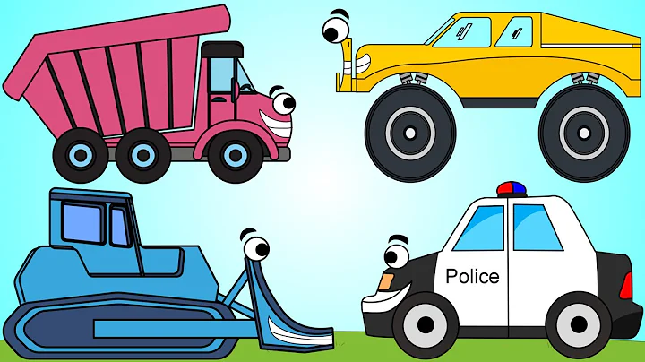 Vehicles and Colors Song | Construction Vehicles For Kids