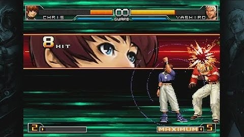 KOF2002UM - Chris MAX 2 combo