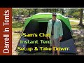 Darrell In Tents | Members Mark 6-Person Light Shield Instant Tent Setup & Take Down