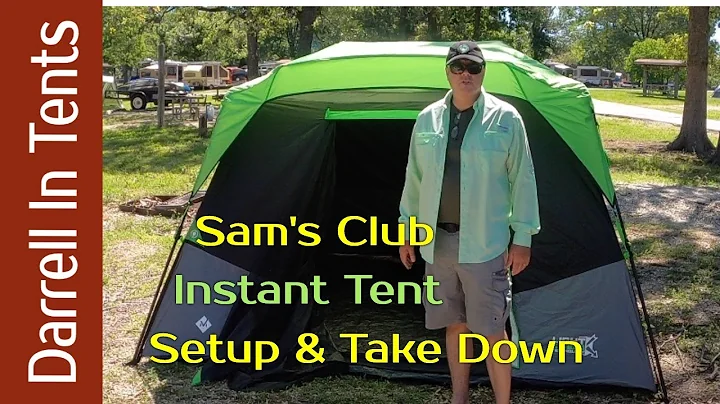Darrell In Tents | Members Mark 6-Person Light Shi...