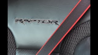 Ford F150 Raptor seat belt removal and installation