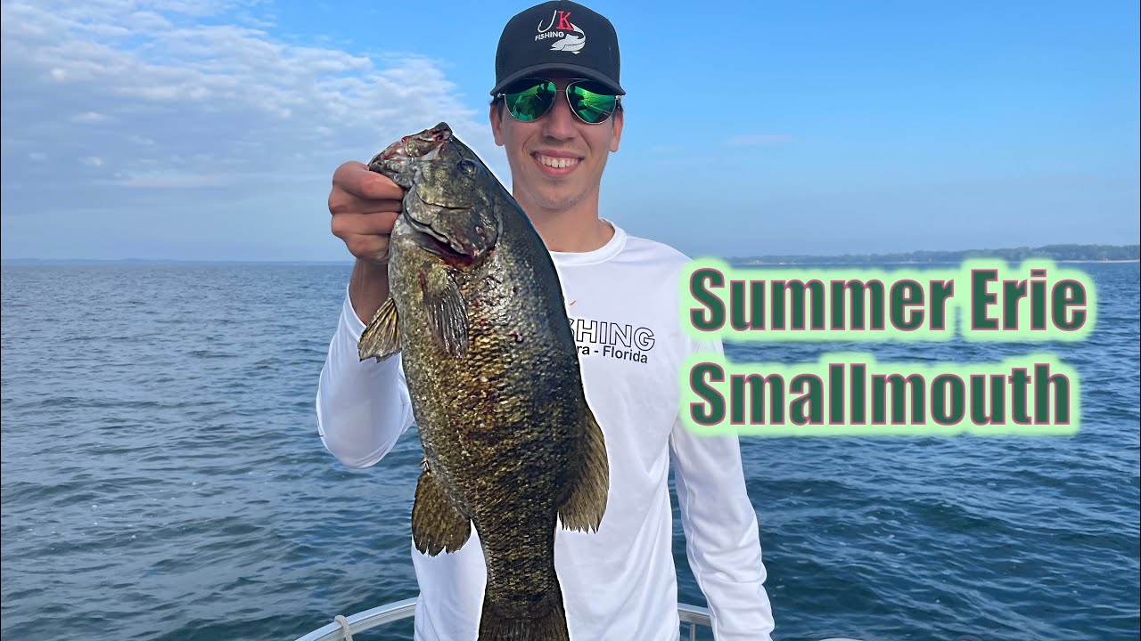 Late Summer Smallmouth Bass Fishing (Deep Erie Smallies)