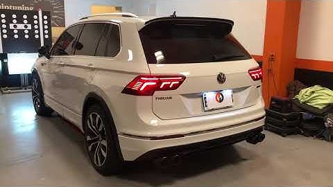 2019 VW Tiguan 380TSI Rline  Retrofit with Tiguan Facelift dynamic LED tail light