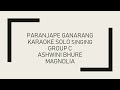 Paranjape Ganarang Karaoke Solo Singing Group C Ashwini Bhure Magnolia