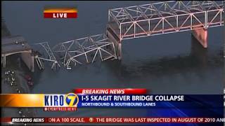 I-5 Skagit River Bridge Collapse News Coverage on KIRO-TV: May 23, 2013