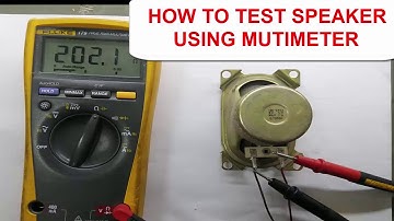 How to test speakers with digital Multimeter  Haseeb Electonics Video 190