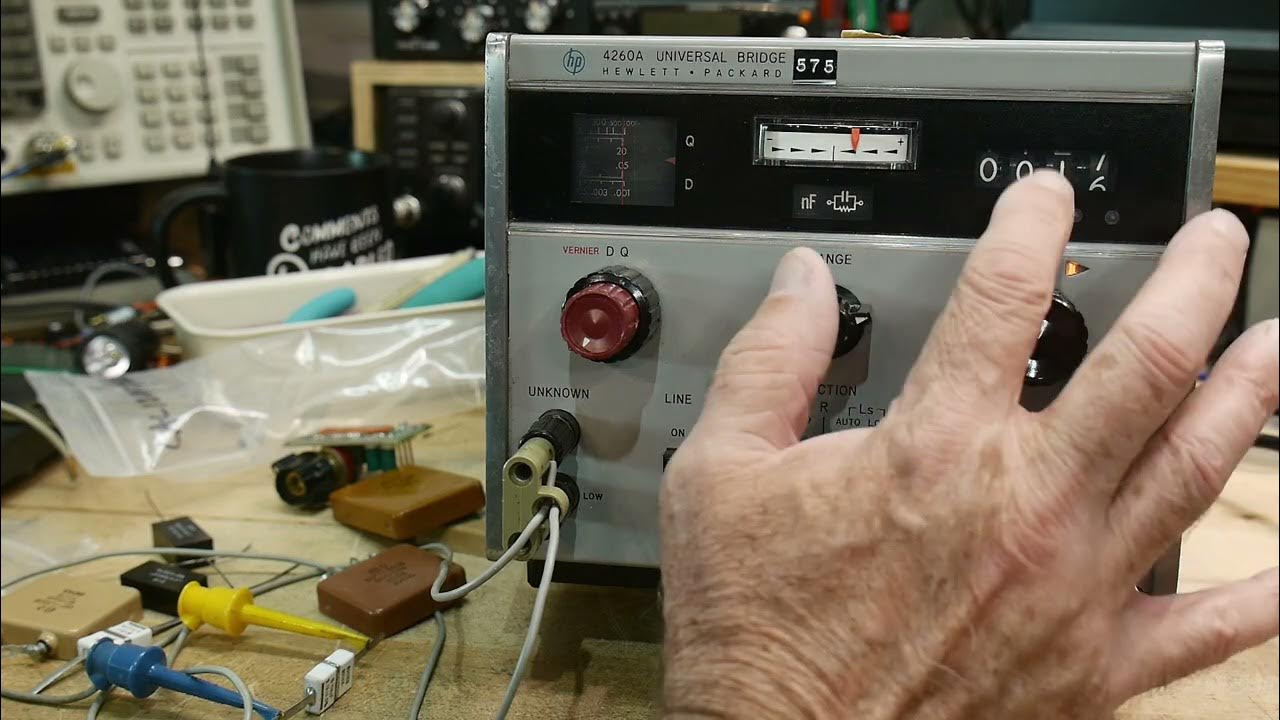 1034 HewlettPackard 4260A LCR Meter (part 4 of 4) YouTube