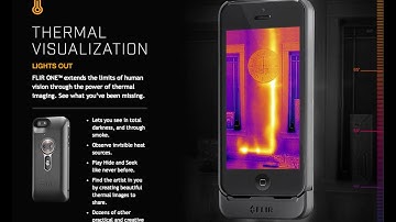 FLIR One Test At Night In Complete Darkness -- For Paranormal