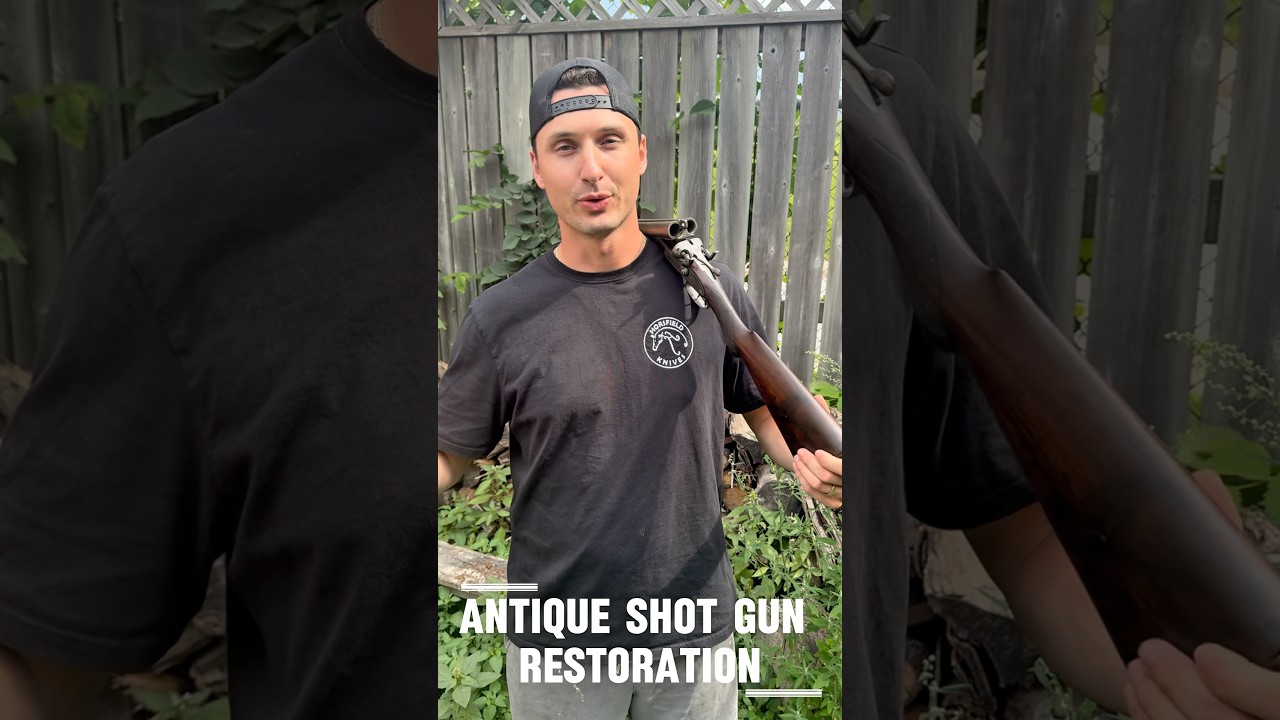 Shotgun Restoration - Antique Damascus Barrels