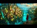 Celtic Fantasy Music for Deep Focus A Glowing City at the Edge of the World | Medieval Harp & Piano