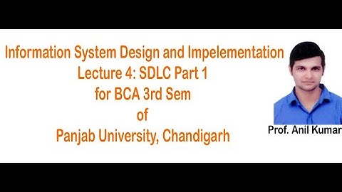 ( IS BCA 3rd Sem 2020-21) Lecture 5 SDLC Part 1