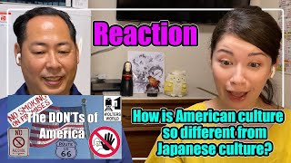 Visit America The DONTs of Visiting The USA / Japanese bilingual Reaction / English subtitles