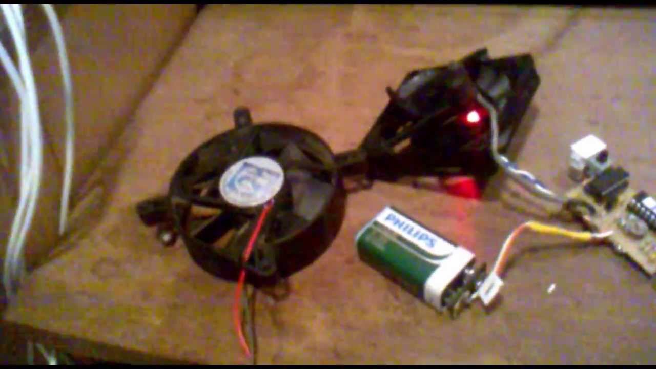 homemade digital anemometer (wind speed meter) with ATtiny2313 and