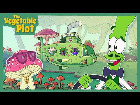 Fungus is Among Us 🍄 The Vegetable Plot | Singalong animated lyric video | Funky Kids music + rap