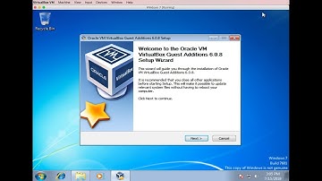 Install Guest Additions for VirtualBox 6