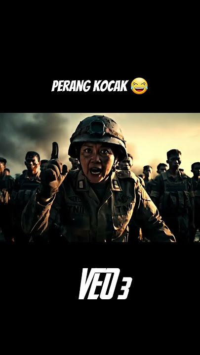 EMAK KOMANDAN: Perang Kocak! 😂 #shorts #shortsindonesia  #lucu #emakemak #ai #veo3 #freefire