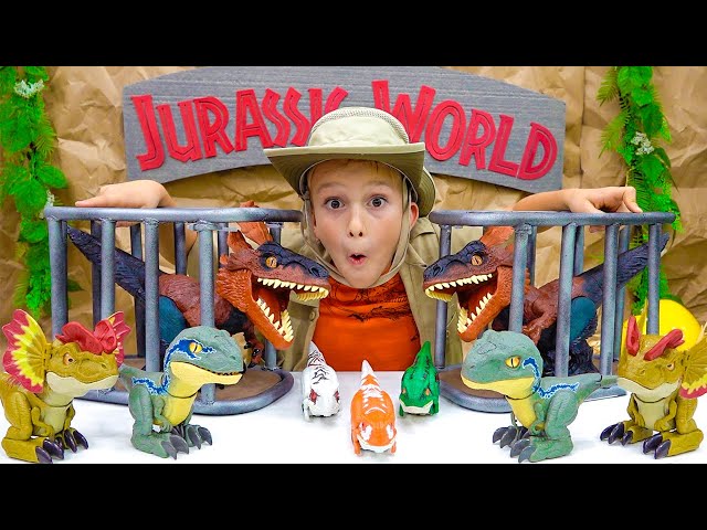 Vlad and Niki Jurassic World Toys Adventures class=