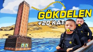 OYUNUN EN BÜYÜK GÖKDELENİNİ YAPTIM ! ( 20 KATLI HARİKA EV ) Rust Türkçe Film