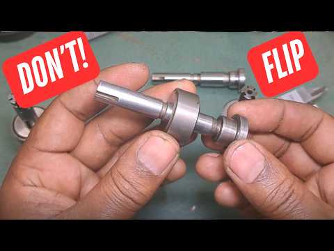 The correct direction of spill ring installation in VE diesel injection pump plunger