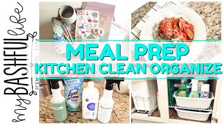 STAY HOME Meal Prep CLEAN & Organize Kitchen Happy Mail VLOG