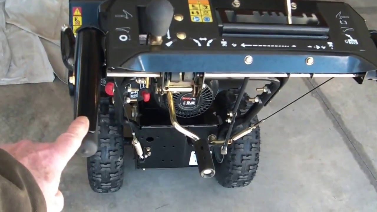 SnoTek Snowblower Review - YouTube
