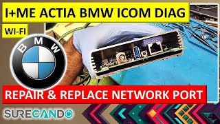 ACTIA BMW ICOM Diagnostic Interface Repair - Damaged Network Port Fixed
