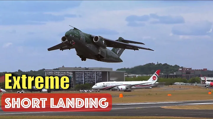 Brazilian Embraer KC-390 Spectacular Short Landing - 天天要闻