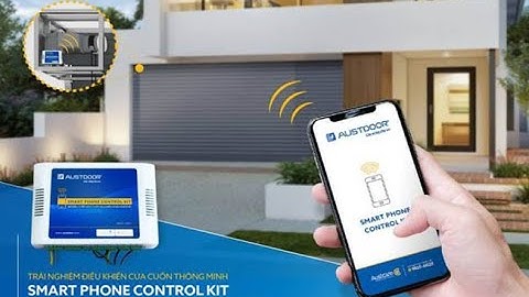 bộ điều khiển cửa cuốn qua điện thoại homekit