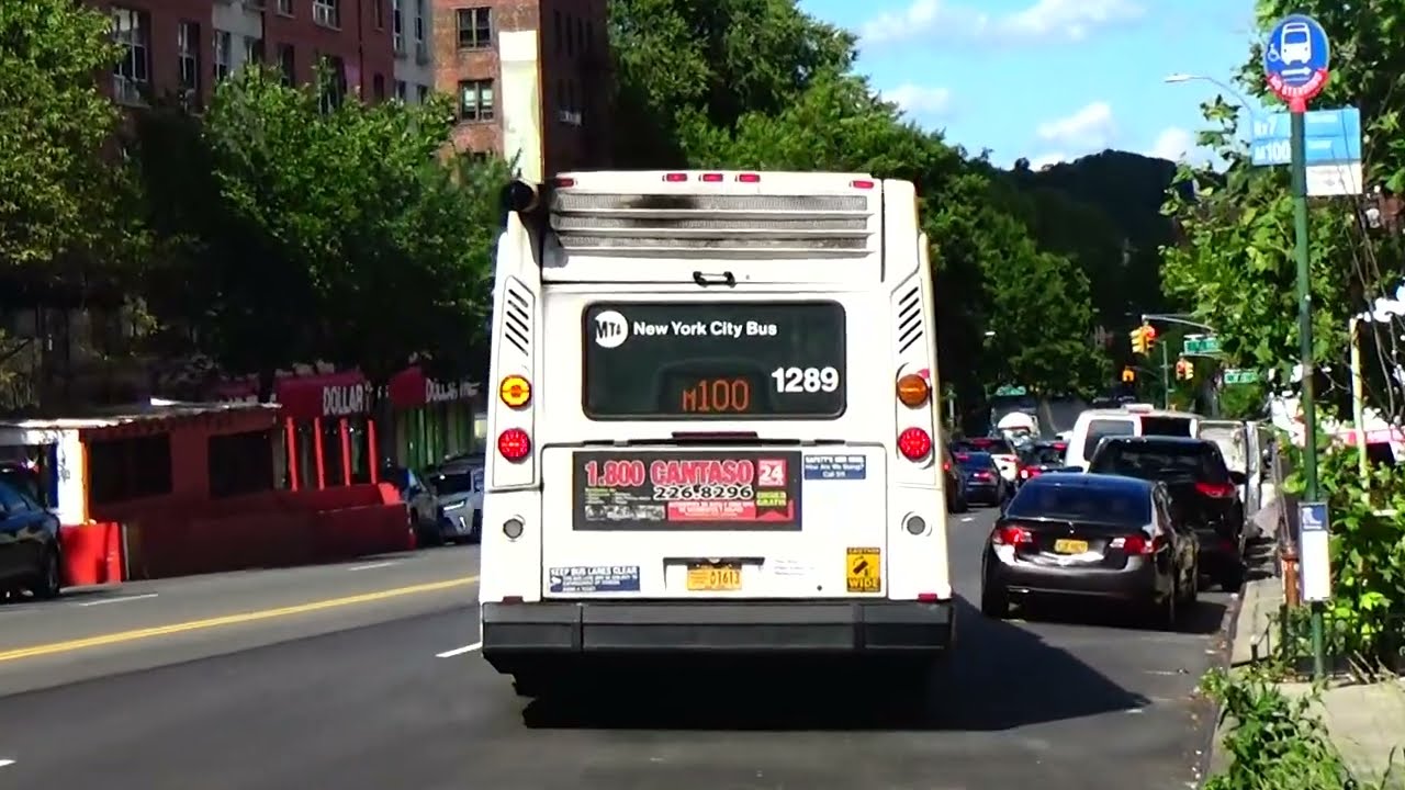 MTA New York City Bus 2010 Nova Bus LFS Articulated 1289 On The M100 MTA New York City Bus 2010 Nova Bus LFS Articulated 1289 On The M100