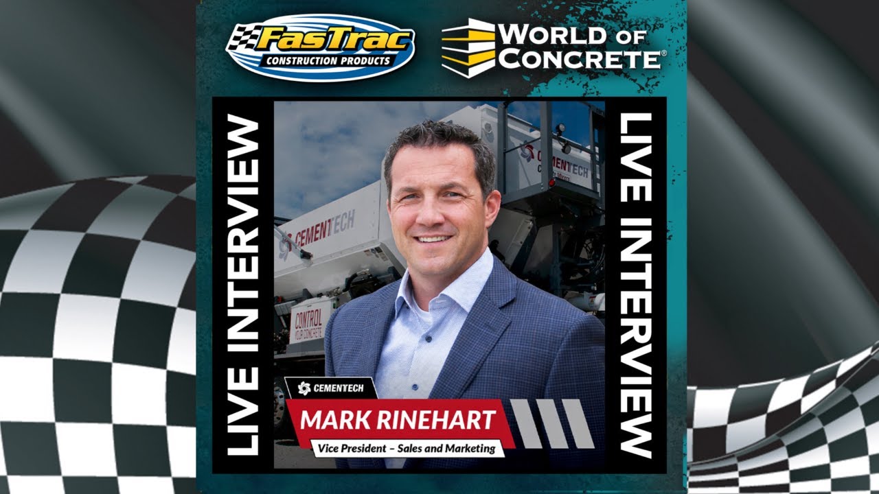 FasTrac World Of Concrete '26 | Mark Rinehart | Cemen Tech - YouTube