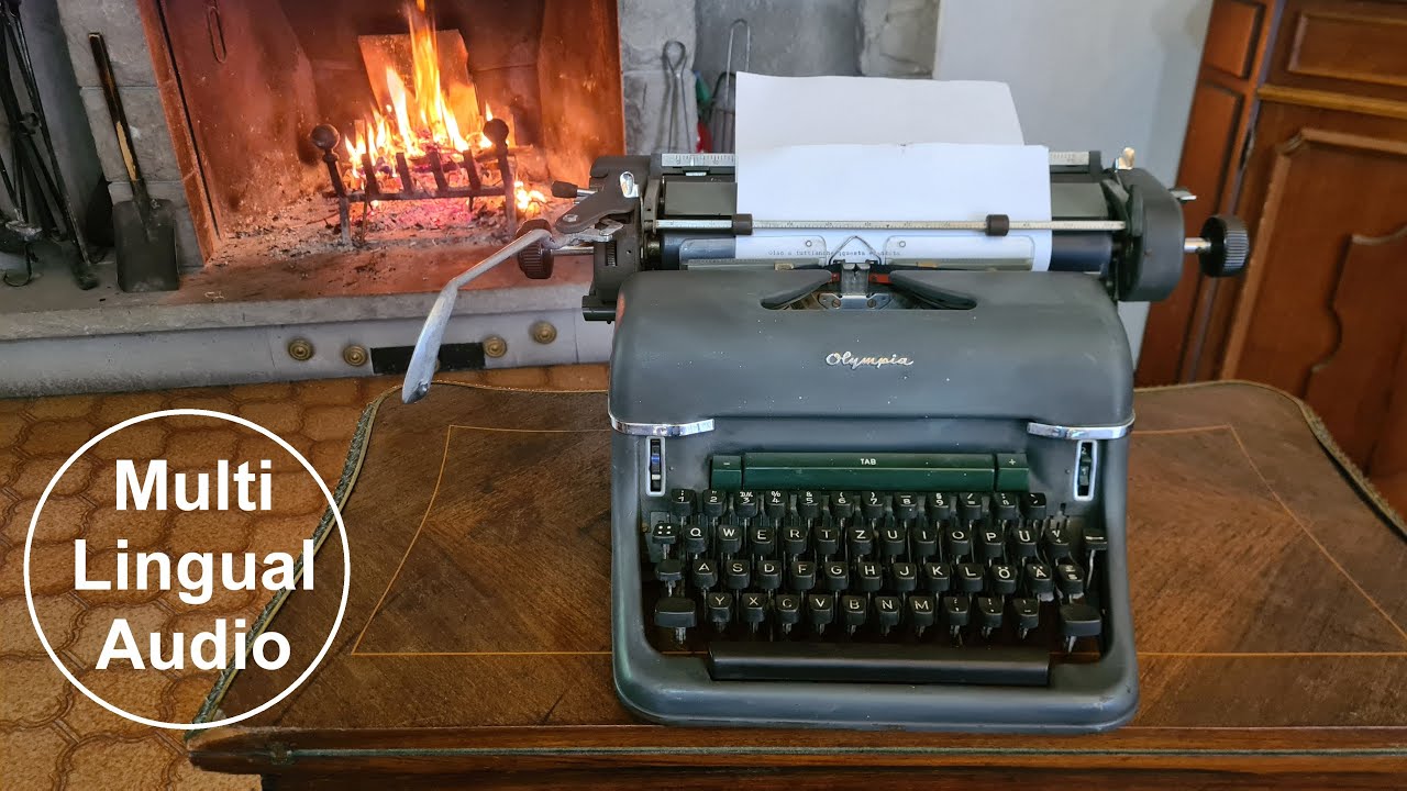 Пишущая машинка Olympia SG1 1957 года: долгая история и особенности