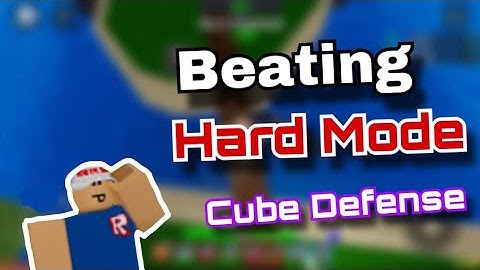 Beating Hard Mode in Cube Defense (1 HP Clutch)