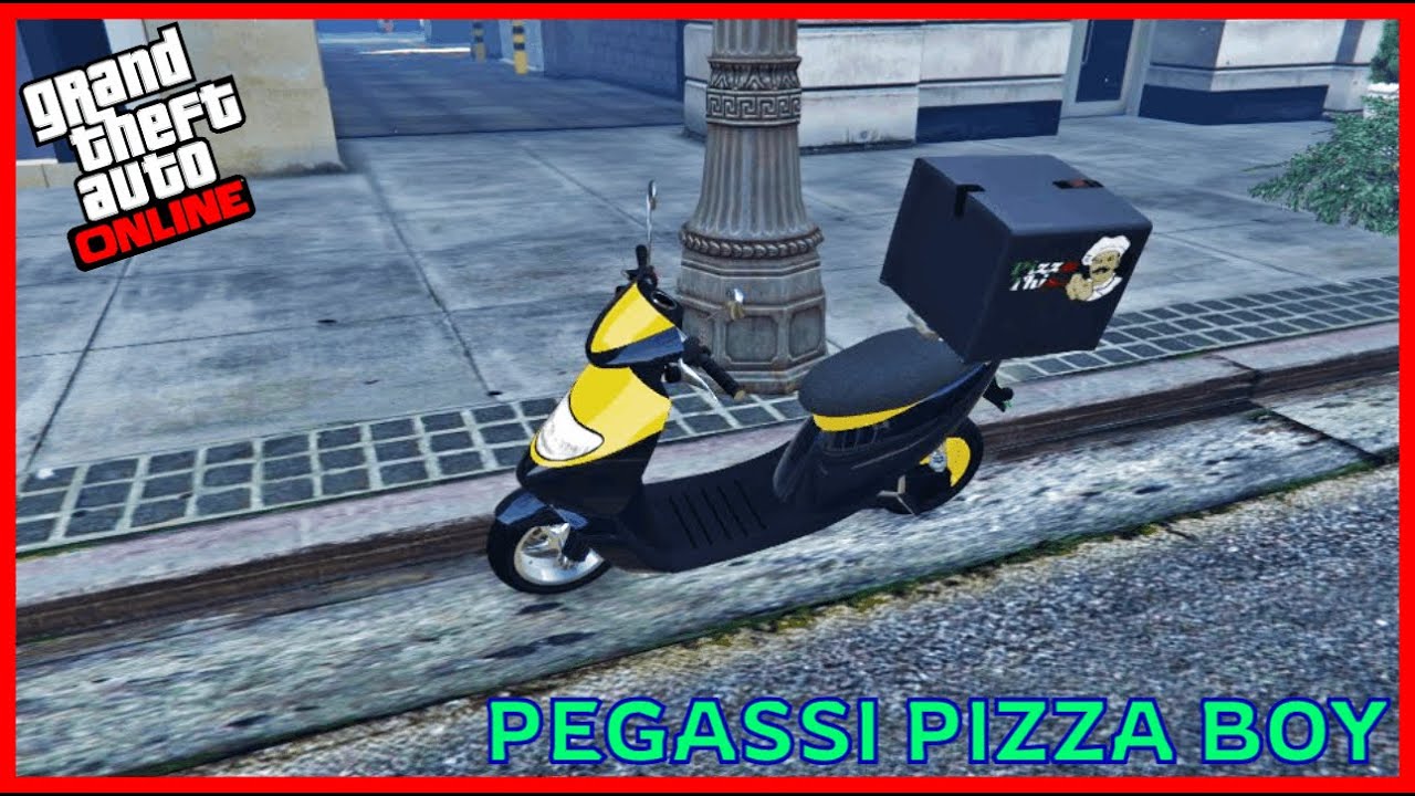 GTA V ONLINE PEGASSI PIZZA BOY ОБЗОР ТЮНИНГ ГТА ОНЛАЙН 