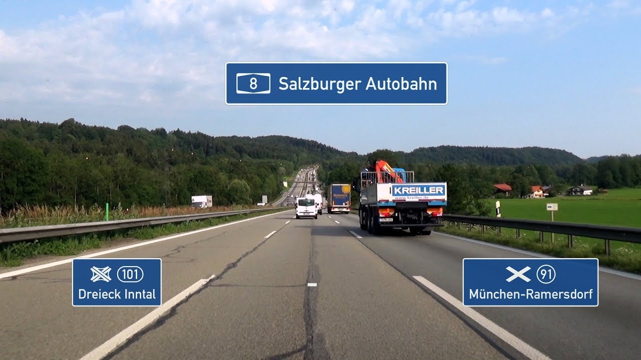🇩🇪 A8: AD Inntal - AS München-Ramersdorf (3x)