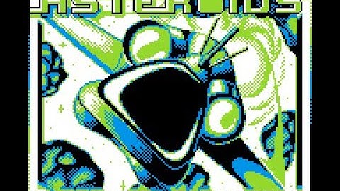 Asteroids 1992 Game Boy