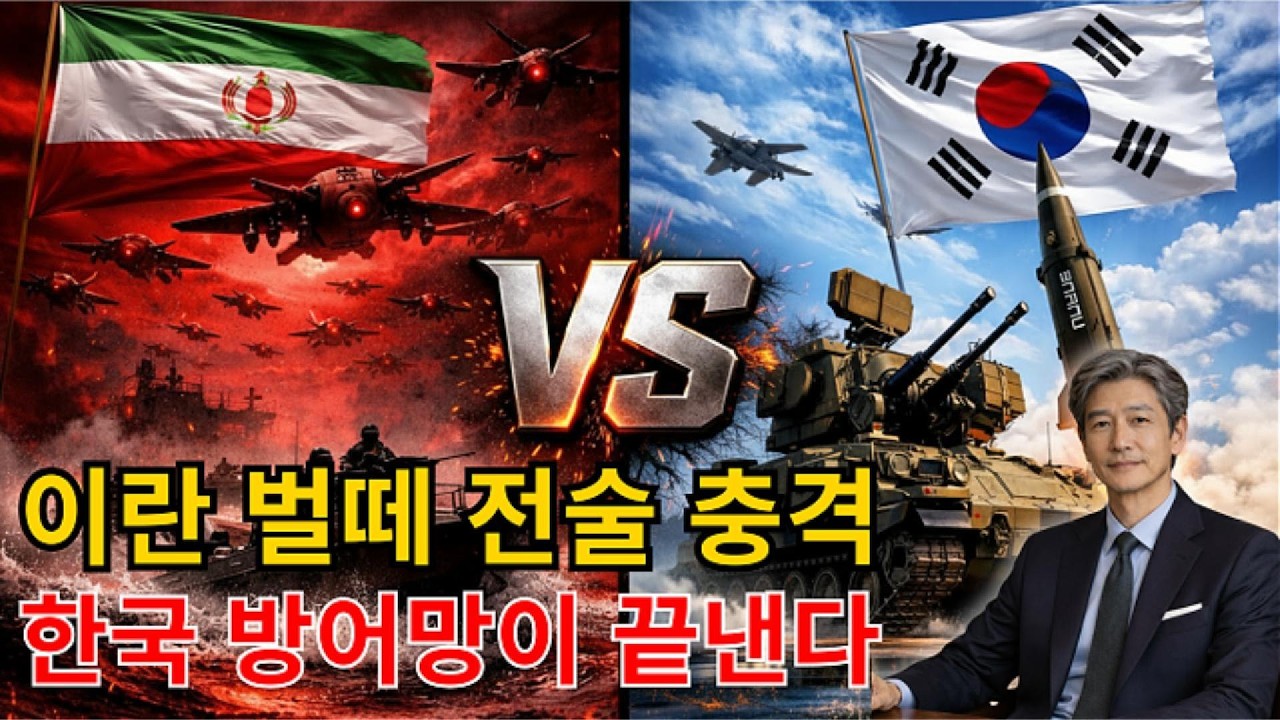 이란의 벌떼 전술, 한국 앞에선 왜 무력한가? K-방산의 압승 시나리오